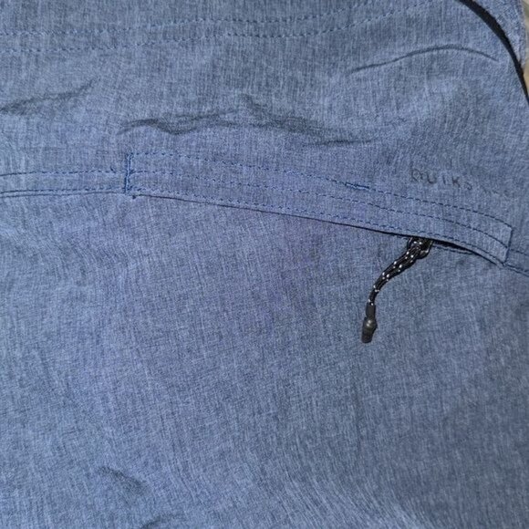 Quiksilver Mens 32 Blue Boardshorts With Drawstring Closure & Back Zipper Pocket - Picture 4 of 7